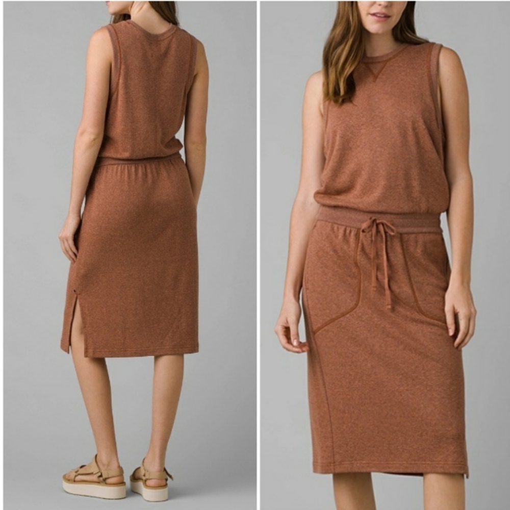NWT Prana Brown Cozy Up Beach Hopper Dress